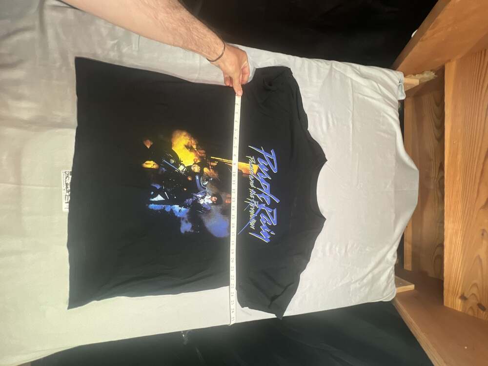 Prince and the Revolution Purple Rain Graphic T-Shirt Black - Picture 4 of 8